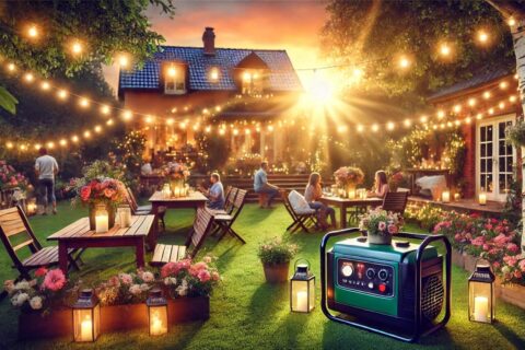 Stromgenerator für den Garten