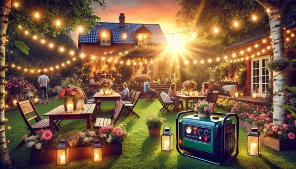 Stromgenerator für den Garten