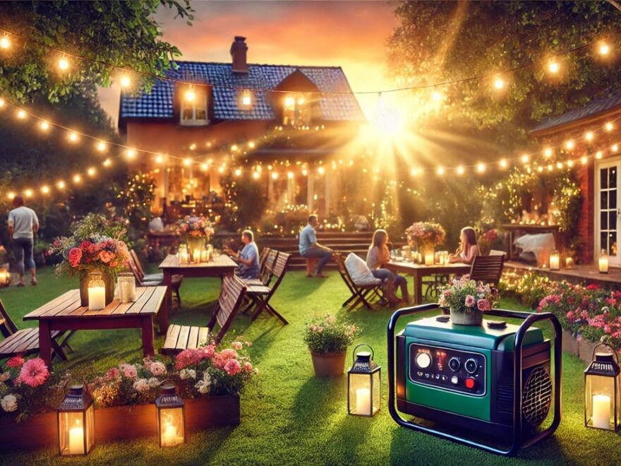 Stromgenerator für den Garten