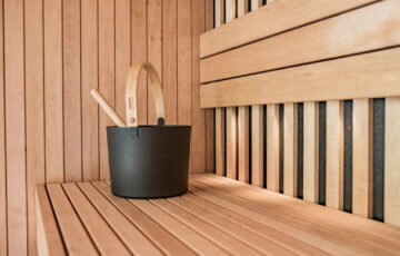 Gartensauna Ansicht innen