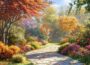Laubsauger & Laubbläser im herbstlichen Garten